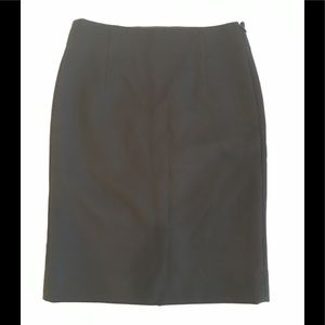 Jcrew Black Wool Skirt 100% Wool